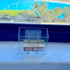 3 compartment organizing holder